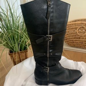 Matisse Militia Leather Wide Calf Boot